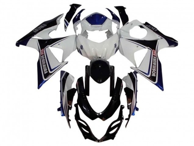 Acquista Carena Moto Suzuki GSXR 1000 2009-2016 - Bianco Blu Nero Yoshimura