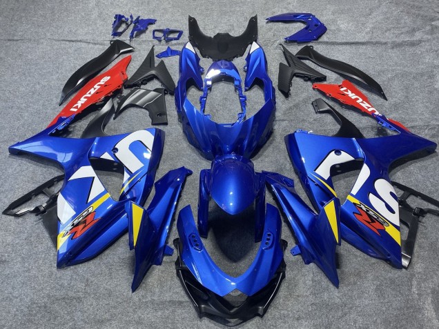 Acquista Carena Moto Suzuki GSXR 1000 2009-2016 - Blu Rosso Bianco Giallo