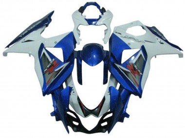 Acquista Kit Carena Moto ABS Suzuki GSXR 1000 2009-2016 - Bianco Blu Argento