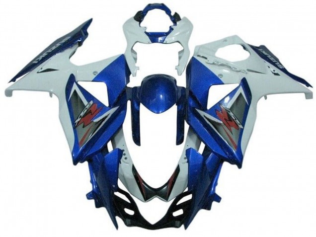 Acquista Kit Carena Moto ABS Suzuki GSXR 1000 2009-2016 - Bianco Blu Argento