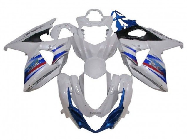 Acquista Carena Moto Suzuki GSXR 1000 2009-2016 - Bianco Blu Rosso Nero