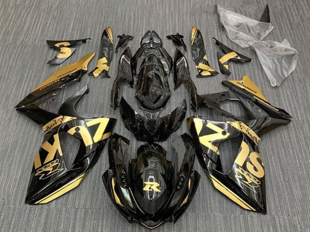 Acquista Carena Moto Suzuki GSXR 1000 2009-2016 - Oro Nero Lucido