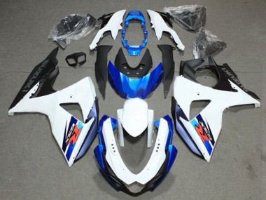 Acquista Kit Carena Moto ABS Suzuki GSXR 1000 2009-2016 - Bianco Blu Nero