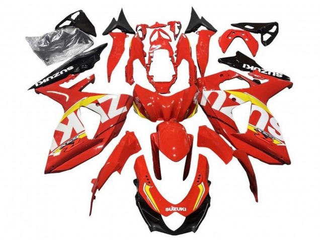 Acquista Carena Moto Suzuki GSXR 1000 2009-2016 - Rosso Giallo Bianco Nero