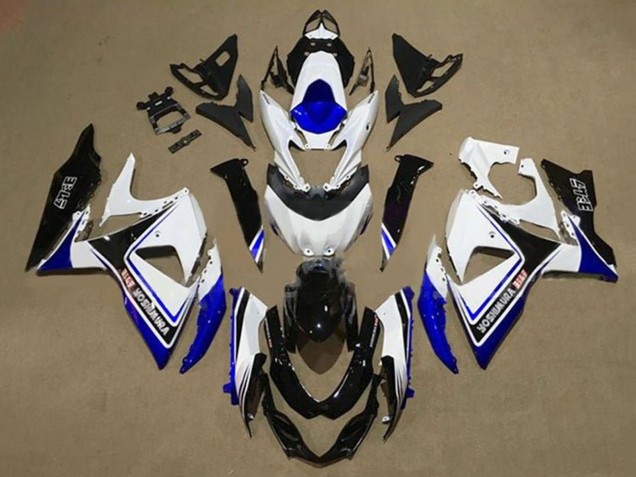 Acquista Carena Moto Suzuki GSXR 1000 2009-2016 - Bianco Blu Nero Yoshimura