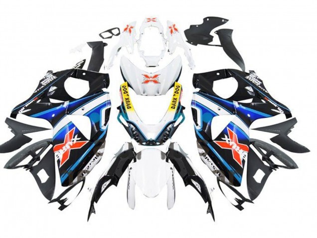 Acquista Carena Moto Suzuki GSXR 1000 2009-2016 - Bianco Blu Giallo Rosso Nero X