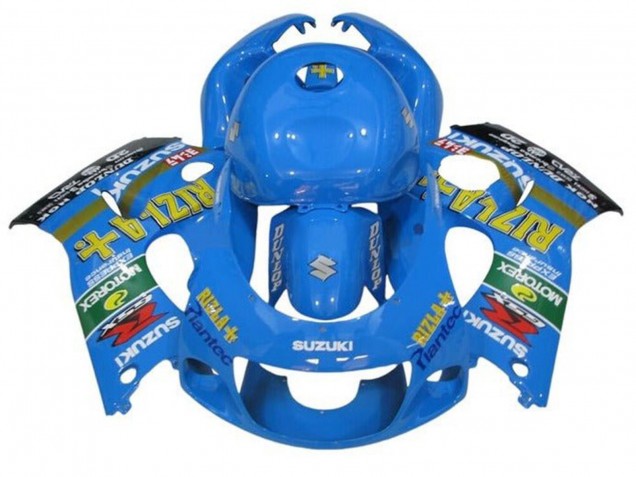 Acquista Carena Moto Suzuki GSXR 600 / GSXR 750 1996-2000 - Blu Rizla