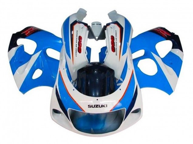 Acquista Carena Moto Suzuki GSXR 600 / GSXR 750 1996-2000 - Blu Bianco Rosso