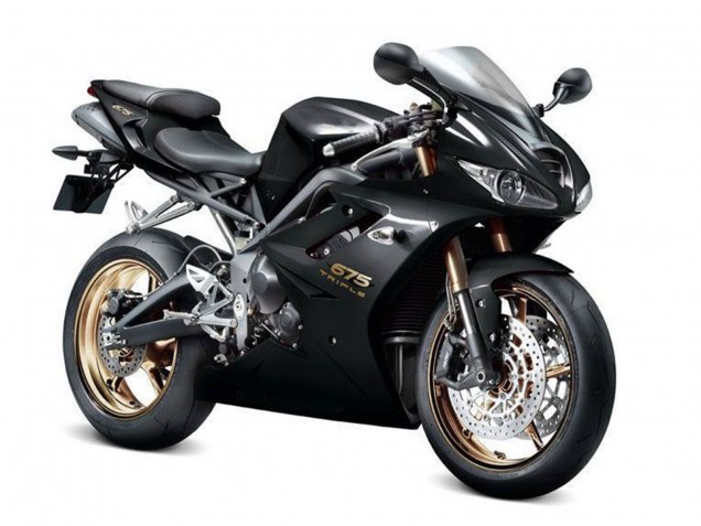 Acquista Kit Carena Moto ABS Triumph Daytona 675 Triple 2006-2008 - Nero Lucido