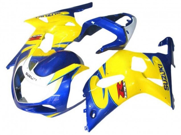 Acquista Carena Moto Suzuki GSXR 600 / GSXR 750 2001-2003 - Blu Giallo Bianco