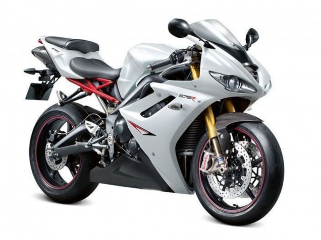 Acquista Carena Moto Triumph Daytona 675 Triple 2009-2012 - Bianco Perla Nero
