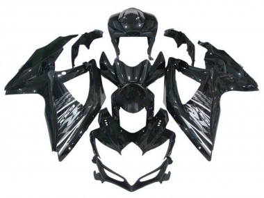 Acquista Carena Moto Suzuki GSXR 600 / GSXR 750 2008-2010 - Nero Lucido Grigio