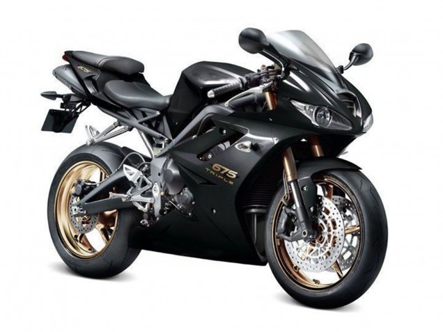 Acquista Carena Moto Triumph Daytona 675 Triple 2009-2012 - Nero Lucido