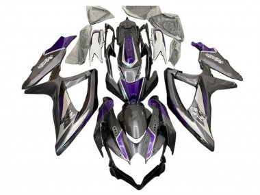 Acquista Carena Moto Suzuki GSXR 600 / GSXR 750 2008-2010 - Argento Grigio Viola