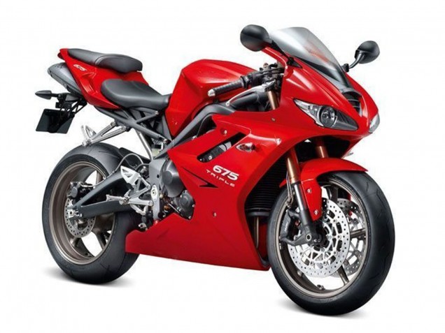 Acquista Carena Moto Triumph Daytona 675 Triple 2009-2012 - Rosso