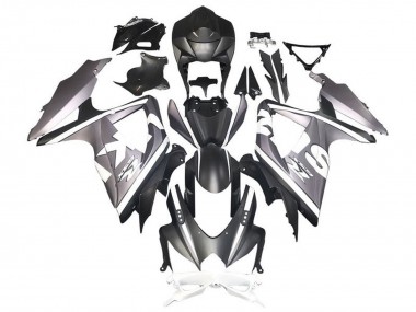 Acquista Carena Moto Suzuki GSXR 600 / GSXR 750 2008-2010 - Argento Bianco Nero Opaco