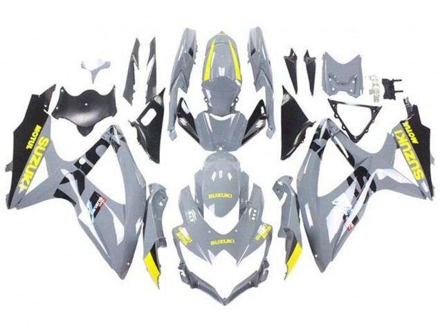 Acquista Carena Moto Suzuki GSXR 600 / GSXR 750 2008-2010 - Nardo Grigio Giallo Nero