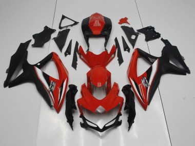 Acquista Carena Moto Suzuki GSXR 600 / GSXR 750 2008-2010 - Rosso Nero Bianco Argento