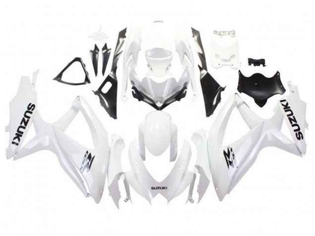 Acquista Carena Moto Suzuki GSXR 600 / GSXR 750 2008-2010 - Bianco Nero