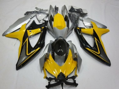 Acquista Carena Moto Suzuki GSXR 600 / GSXR 750 2008-2010 - Giallo Argento Grigio Nero