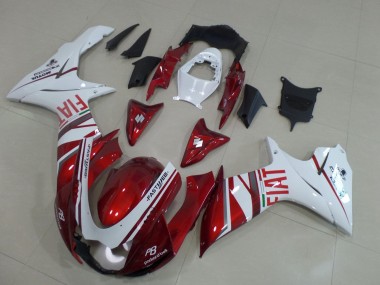 Acquista Carena Moto Suzuki GSXR 600 / GSXR 750 2011-2024 - Caramella Rosso Bianco Fiat
