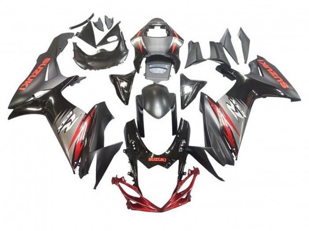 Acquista Carena Moto Suzuki GSXR 600 / GSXR 750 2011-2024 - Nero Grigio Rosso