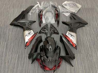 Acquista Carena Moto Suzuki GSXR 600 / GSXR 750 2011-2024 - Nero Argento Rosso Nero Opaco