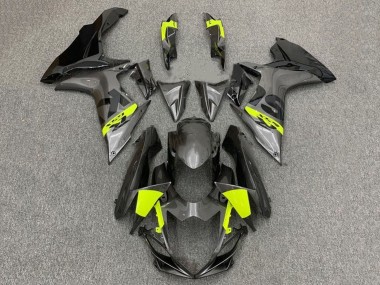Acquista Carena Moto Suzuki GSXR 600 / GSXR 750 2011-2024 - Grigio Nero Neon Giallo