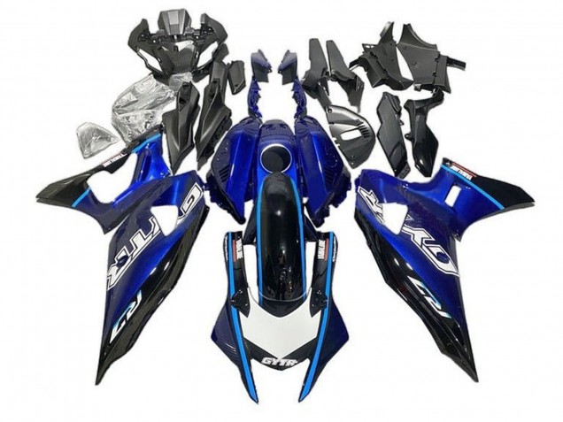 Acquista Carena Moto Yamaha YZF R7 2021-2024 - Blu Nero Azzurro Chiaro