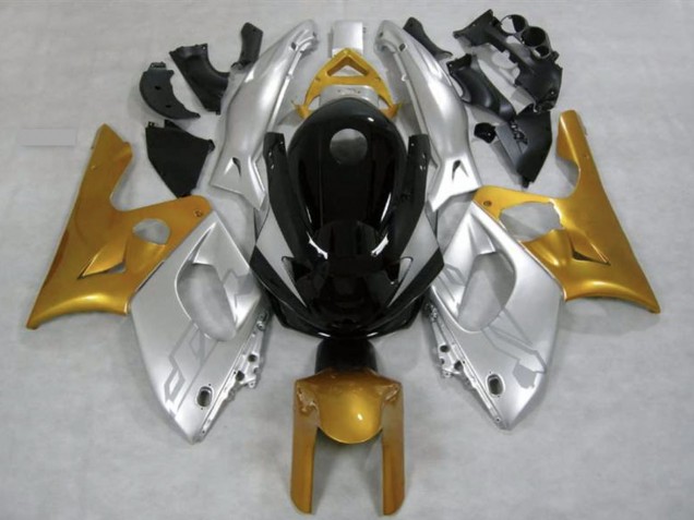 Acquista Carena Moto Yamaha YZF600R Thundercat 1996-2007 - Argento Oro Nero Lucido