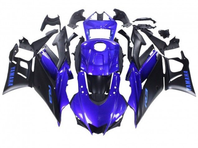 Acquista Carena Moto Yamaha YZF R3/R25 2019-2021 - Blu Nero Opaco