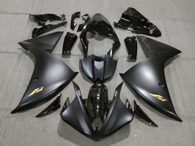 Acquista Carena Moto Yamaha YZF 1000 R1 2009-2011 - Nero Lucido Nero Opaco Oro