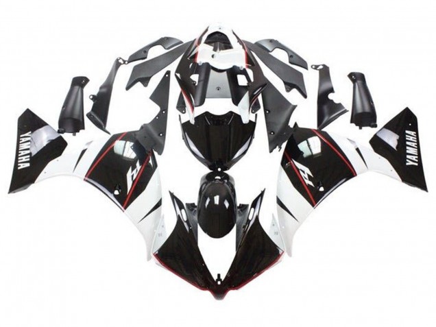 Acquista Carena Moto Yamaha YZF 1000 R1 2009-2011 - Bianco Nero Rosso Banda