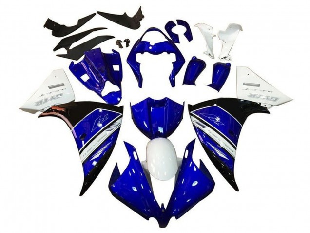 Acquista Carena Moto Yamaha YZF 1000 R1 2009-2011 - Bianco Blu Nero GYTR