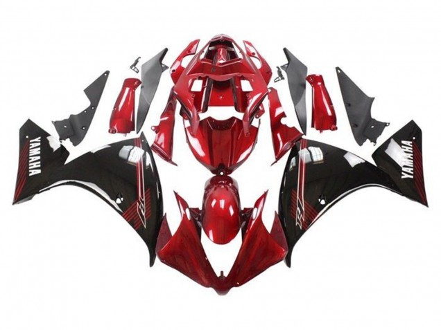 Acquista Carena Moto Yamaha YZF 1000 R1 2009-2011 - Rosso Nero Lucido