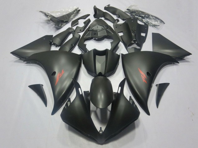 Acquista Carena Moto Yamaha YZF 1000 R1 2009-2011 - Nero Opaco Rosso Decal