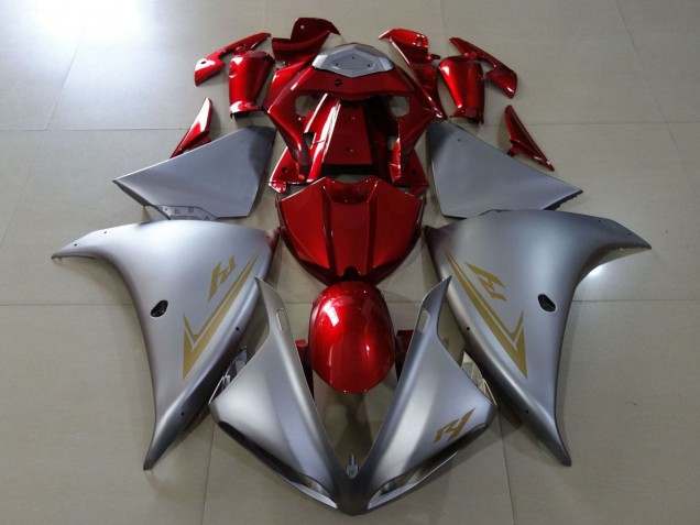 Acquista Carena Moto Yamaha YZF 1000 R1 2009-2011 - Argento Rosso