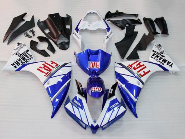 Acquista Carena Moto Yamaha YZF 1000 R1 2009-2011 - Bianco Blu Rosso Fiat