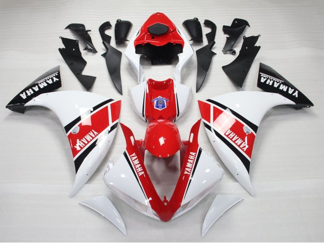 Acquista Carena Moto Yamaha YZF 1000 R1 2009-2011 - Bianco Rosso Nero