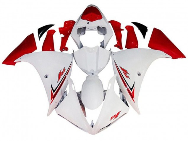Acquista Carena Moto Yamaha YZF 1000 R1 2009-2011 - Bianco Rosso