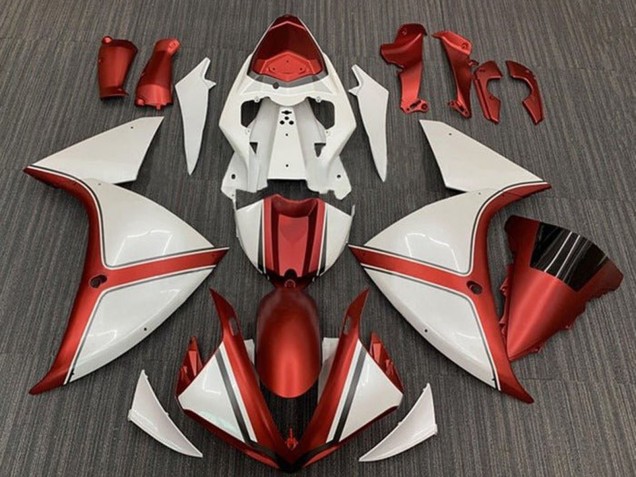 Acquista Carena Moto Yamaha YZF 1000 R1 2012-2014 - Bianco Arancia