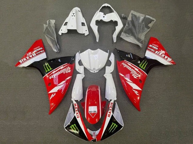 Acquista Carena Moto Yamaha YZF 1000 R1 2012-2014 - Bianco Rosso Nero Verde Milwaukee Maxxis Mostro