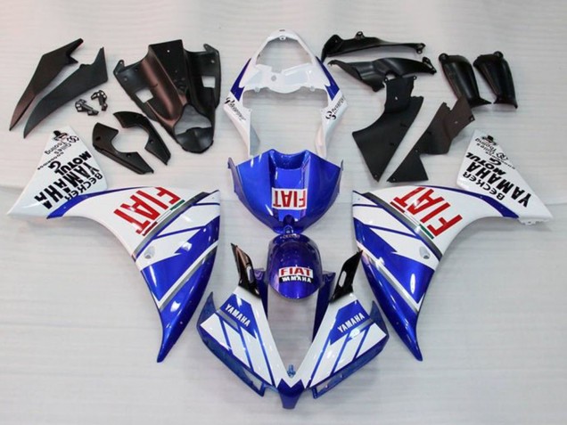 Acquista Carena Moto Yamaha YZF 1000 R1 2012-2014 - Bianco Blu Rosso Fiat