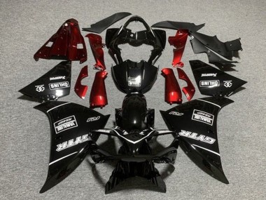 Acquista Carena Moto Yamaha YZF 1000 R1 2012-2014 - Nero Lucido Rosso Bianco GYTR Yamalube QHLINS