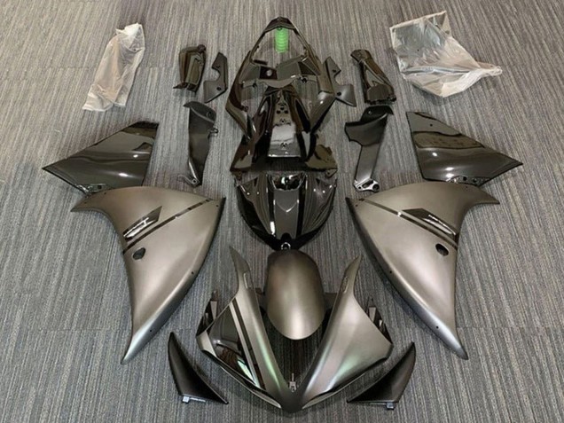 Acquista Carena Moto Yamaha YZF 1000 R1 2012-2014 - Grigio Opaco Nero Lucido