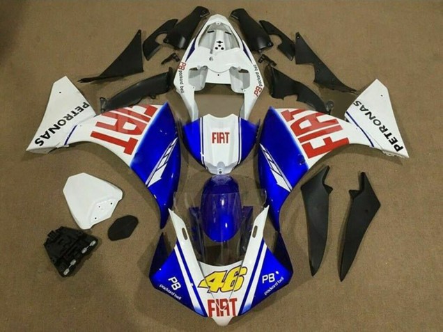 Acquista Carena Moto Yamaha YZF 1000 R1 2012-2014 - Bianco Blu Rosso Fiat 46