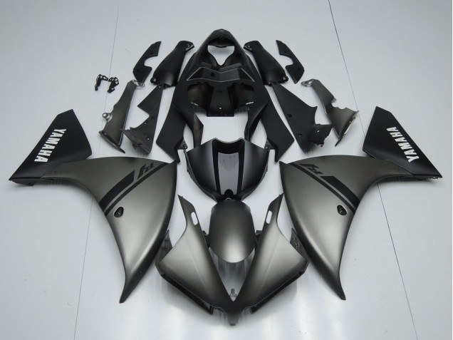 Acquista Carena Moto Yamaha YZF 1000 R1 2012-2014 - Grigio Opaco Nero Opaco Bianco Decals