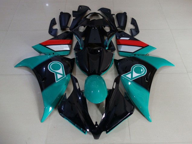 Acquista Carena Moto Yamaha YZF 1000 R1 2012-2014 - Nero Lucido Verde Bianco Rosso