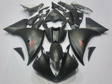 Acquista Carena Moto Yamaha YZF 1000 R1 2012-2014 - Nero Opaco Rosso Decal