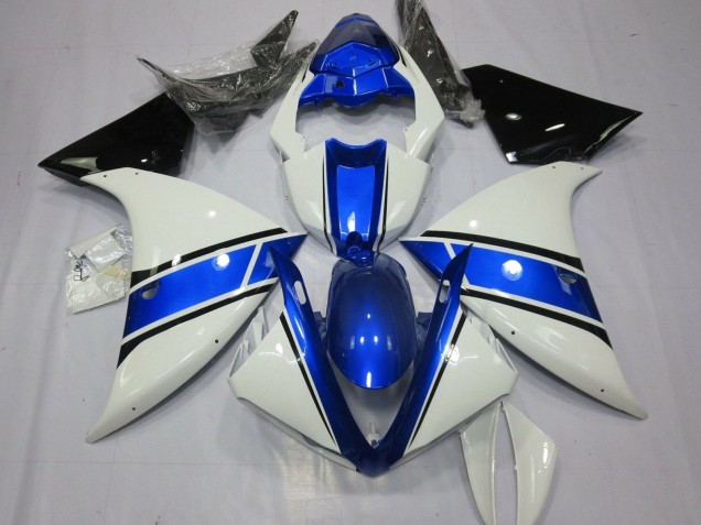 Acquista Carena Moto Yamaha YZF 1000 R1 2012-2014 - Bianco Blu Nero